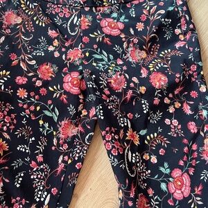 Floral Patterned Pants